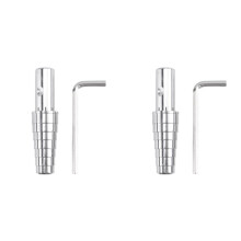 2X Expanding Stainless Steel Ring Mandrel with Hex Key-Heavy Duty Ring Shaper Tool for Ring Turning 7.5-10.5
