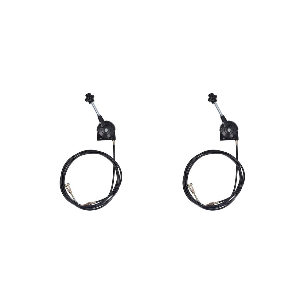 2X Universal Throttle Cable Excavator Motor Control Cable Manual Throttle Cable Equipment 3.5 Meters Industrial 6034275862500