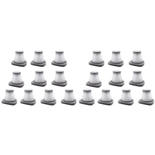 20Pcs Hepa Filter Hand-Held Vacuum Cleaner Accessory Filter for Media SC861 SC861A