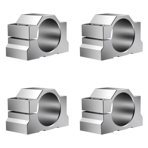4pcs 65mm CNC Spindle Motor Clamp Mounting Bracket,Spindle Motor Mount Support with 16pcs Screw