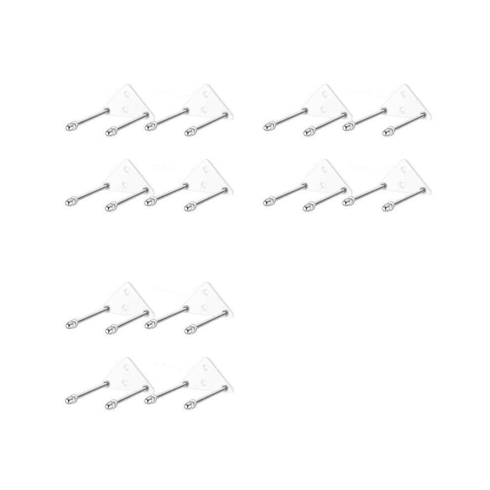 Typecat 12Pcs Skateboard Hanger, Skateboard Wall Mount Wall Hanger Rack Storage Display Holder For Skateboards Deck Display