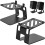 Desktop Speaker Stands Metal Speaker Stands with Vibration Absorption for Small and Medium Speaker 2
