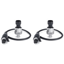 2X Dc5V 1/8Npt Pressure Transducer Transmitter Sensor Stainless Steel Oil Air Water Fuel Transmitter