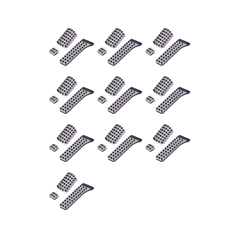 For C E S Glk Slk Cls Sl-Class W203 W204 W211 W212w210 Amg,Accelerator Brake Footrest Pad(30Pcs) Silver 6033189769615
