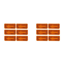 12Pcs Yellow Car LED Side Light Turn Signal Light for Ducato Boxer Truck