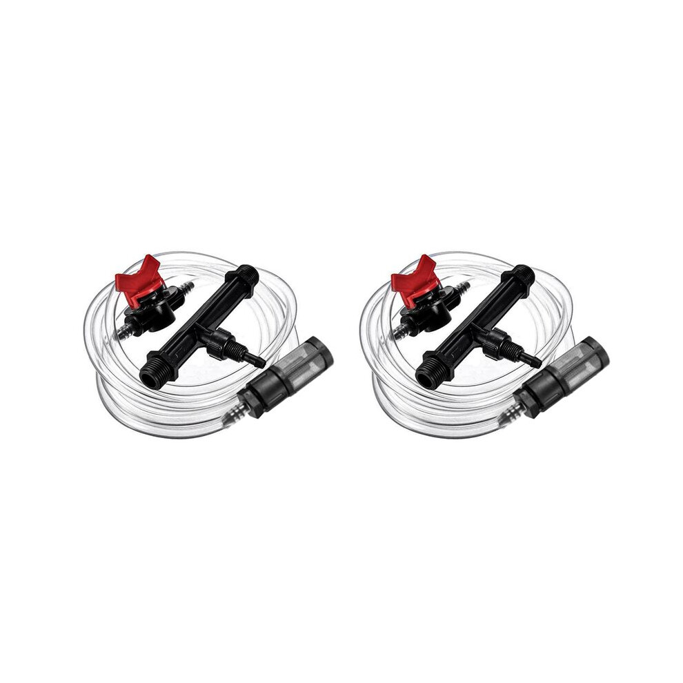 2X Irrigation Venturi Fertilizing Injector Kit - 3/4 Inch Mixer Injectors For Agriculture Water Drip Irrigation Tube 6031199710993