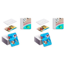 80 Pcs Sublimation Magnets Blank 3.5 X 2.3 Inch Personalized Fridge Refrigerator Magnets Blanksc for Kitchen Decorative