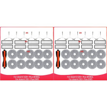 2 Set for Robot Vacuum S20+ B108GL / S10+ B105 Parts Main Roller Side Brush Hepa Filter Mop Cloth