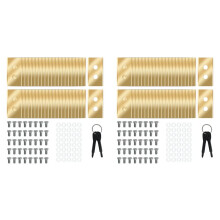 80Pcs Replacement Blades with Washers Screws for Luba & Yuka All Series, Replacement Robotic Lawnmower Blades