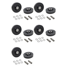 5X RB170002 Dryer Roller Kit , Dryer Drum Support Rollers,Dryer Roller Kit for Speed Queen Dryers AP5186795 PS12220620