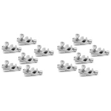 Solar Panel Grounding Clips, Solar Panel Ground Lug Standard, Solar Panel Mounting Brackets,Pack of 12