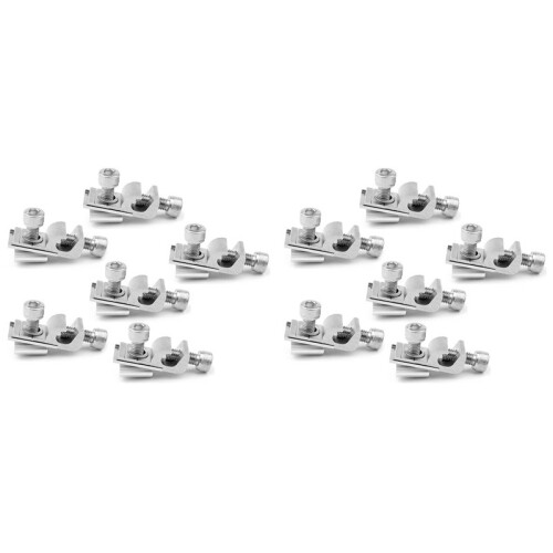 Solar Panel Grounding Clips, Solar Panel Ground Lug Standard, Solar Panel Mounting Brackets,Pack of 12