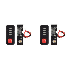 2 Set Electric Drill Battery Indicator LED Display for  18V /21V Lithium Batteries 18650 Capacity Visual Tool