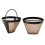 2PCS Reusable Cone Coffee Maker Filters for  Coffee Bar Brewer Replacement Permanent Basket Filter 8