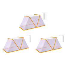 3X Garden Row Accelerator Plantenhoes, 49x38x22cm Opvouwbare Verhoogde Tuinbedden Groenterijen Plantenbeschermerhoes