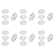 60 vassoi in plastica trasparente per piante da 20,3 cm, per piante da interno ed esterno, per contenere vasi per fiori succulenti
