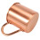 3X Pure Copper Moscow Mule Mug Solid Smooth Without Inside Liner for Cocktail Coffee Beer Milk Water Cup Home Bar 5