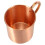 3X Pure Copper Moscow Mule Mug Solid Smooth Without Inside Liner for Cocktail Coffee Beer Milk Water Cup Home Bar 6