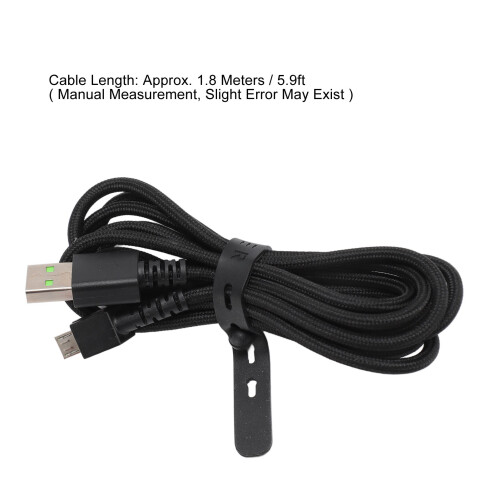 Naga Pro Mouse Micro USB Cable 1.8m Black 1