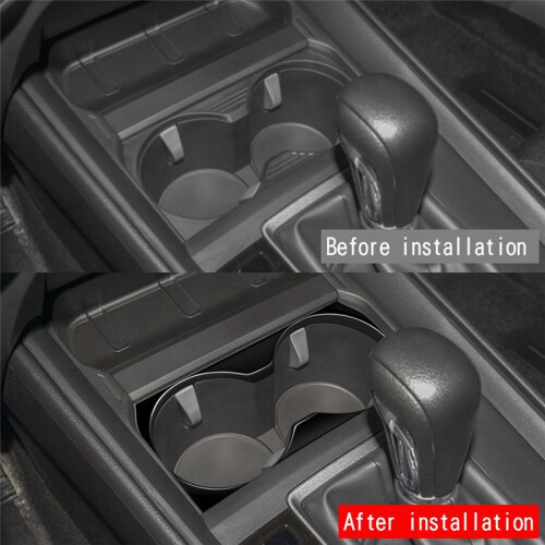 For  CX-50 CX50 2023 US Version Car Gloss Black Central Control Water Cup Holder Panel Trim Frame 2