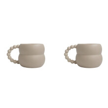 2X Taza de Cerámica Creativa Bonita Taza de Café Decoración Nórdica para El Hogar Arte Hecho Una Mano Taza de Té de La Leche Vasos para El Hogar