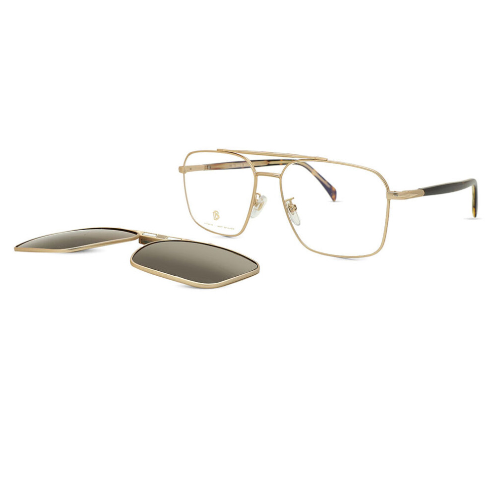 David Beckham Db 1187/G/C Asian Fit With Clip-On 8So/Sp Men New Eyeglasses