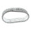 4 Pezzi 28mm Strass Lady Bracciale Argento 3