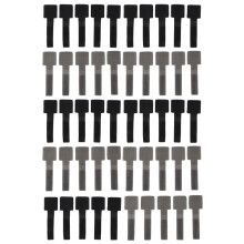 Reusable Cable Ties-50 Pack Heavy-Duty Self-Adhesive Hook & Loop Tape, Multi-Purpose Cord Organizer for Home, Office