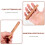 5PCS Pottery Tools Wood Hand Rollers for Clay Clay Stamp Clay Pattern Roller 9
