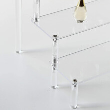 PréSentoir Acrylique Transparent de Plateau de Gâteau de PréSentoir à 3 Couches pour la DéCoration et le Stockage