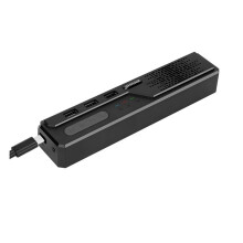 HUB USB PC avec Haut-Parleur HUB de Haut-Parleur de Bureau Multifonctionnel avec Microphone et Fonction de Réglage Du Volume