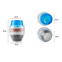 4Pcs Kitchen Home Carbon Faucet Tap Water Clean Filter Purifier Filtration Cartridge Carbon Water Filter