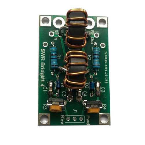 2X Kit SWR Bridge 1.4 Electronic Components RF SWR Reflection Bridge for RF Network Finished 1