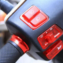 20x Motorfiets Richtingaanwijzer Schakelaar en Dichtbij Licht Claxon voor Scooter GY6 50Cc 125Cc 150Cc DIO AF17 AF18 Rood