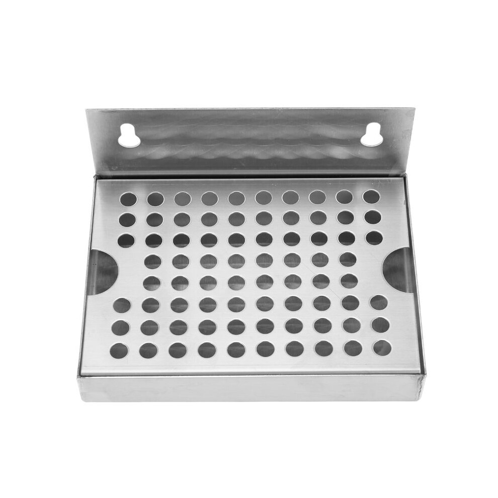 4X Wall Mount Beer Drip Tray No Drain 304 Stainless Steel Homebrew Kegging Draft Beer
