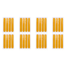 Front Rear Wheel Cover Protective Shell Reflective Sticker for Max G30 Scooter Accessories 32PCS, Yellow