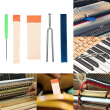 Kit D'Accordage de Piano, Ensemble D'Outils D'Accordeur de Piano Professionnel Outils D'Accordage de Piano Bricolage Universels Accessoires de