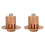 2X Placa de Bolha de Cobre de 2 Polegadas (OD54mm) para Coluna de Refluxo de 2 Polegadas, Conjunto de Destilação de Coluna de Vidro Doméstico 1