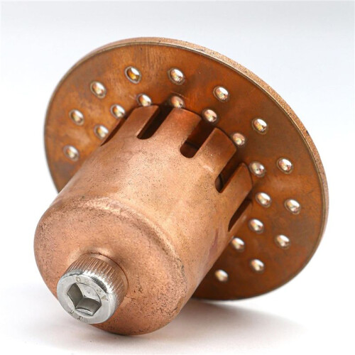 2X Placa de Bolha de Cobre de 2 Polegadas (OD54mm) para Coluna de Refluxo de 2 Polegadas, Conjunto de Destilação de Coluna de Vidro Doméstico 2
