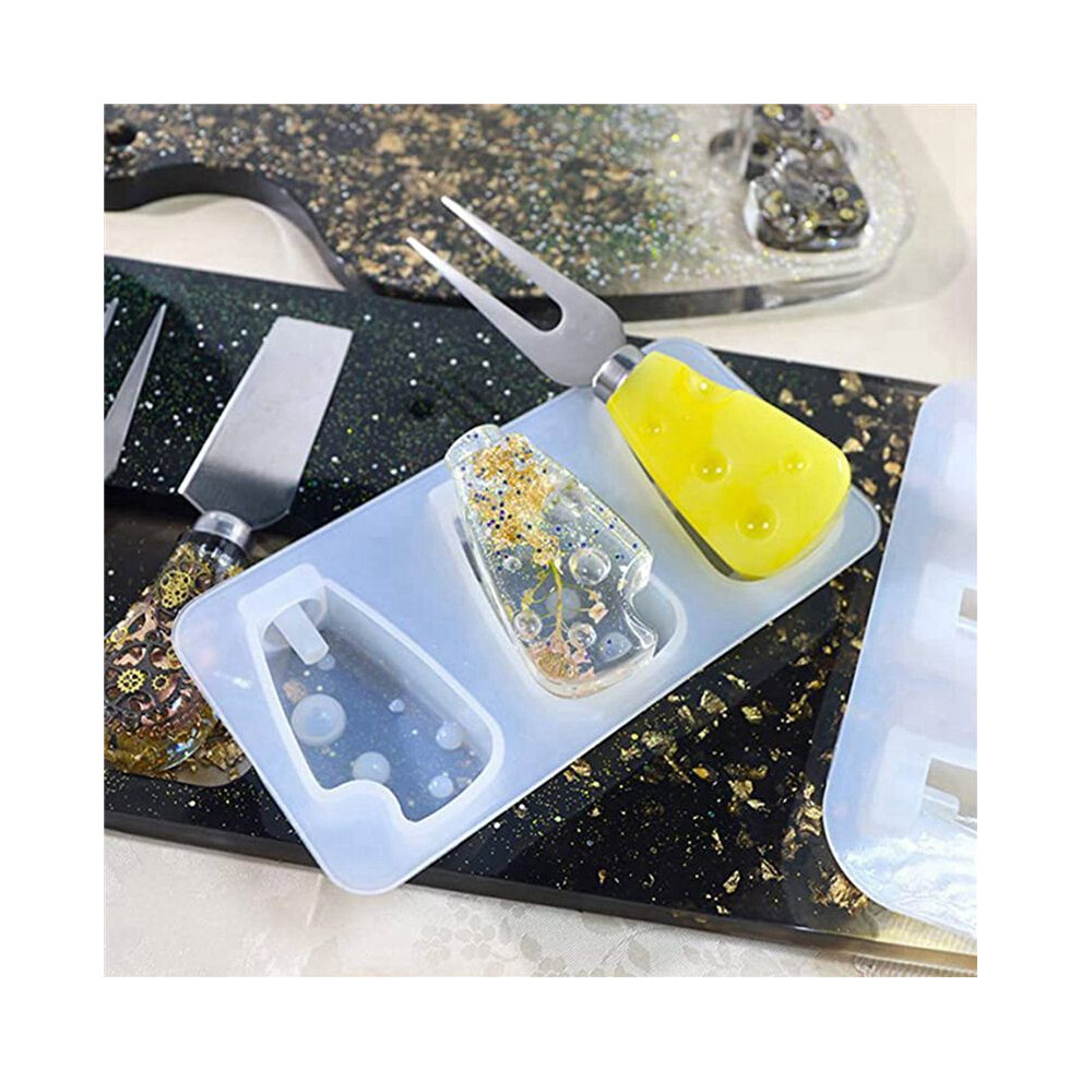 Resin Knife Holder Handle Mold Collection, 6Pcs Handle Resin Casting Mold For Diy Cutlery Handle Epoxy Resin Mold 6032212985312