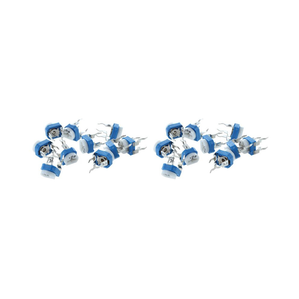 20Pcs 6Mm 10K Ohm Horizontal Pot Variable Cermet Potentiometer Trimmer Resistor Uk 6031820742683