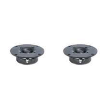 2 Pièces Haut-Parleur Tweeter 4 Pouces 8 Ohms 30-60 W Haut-Parleur Hifi Dôme en Film de Soie Haut-Parleur Audio Aigu pour la Diffusion de Klaxon