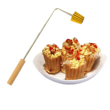 4X Malaysian Pie Tee Maker Nyonya Top Hats Molde para Assar Egg Tart Molde Reutilizável Frito Snack Ferramenta Cozinha Bakeware Gadget