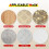 Stucco/Concrete Wall Hooks, No Damage Hook Hanging Kit, No Drilling Required, Set of 80 5