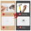 Stucco/Concrete Wall Hooks, No Damage Hook Hanging Kit, No Drilling Required, Set of 80 6