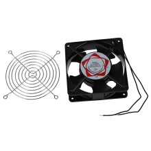 10X AC 220-240V 0.14A 120mmx120mm Metal Computer CPU Fan Black