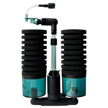 Filtro de Acuario USB con Bomba de Agua Eléctrica para Pecera, Bomba de Aire, Skimmer, Esponja Bioquímica, Filtro Biológico para Acuario, 200 A.