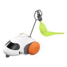 Interactive Cat Toy Car Auto-Running Pet Vehicle with Obstacle Detection Moving Cat Toy for Indoor Cats B