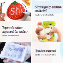 Papel Texturizado de Espuma Mágica, Kit de Pintura 3D con Espuma DIY con 6 Rotuladores de Agua, Esponja Mágica de Dibujo 3D para Acrílico A