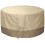 Cobertura Fogueira Redondo-210D Oxford Pano Heavy Duty PáTio Mesa Fogueira Redondo Encaixa para 34/35/36 Polegadas Cobertura Fogueira (36 Polegadas 1